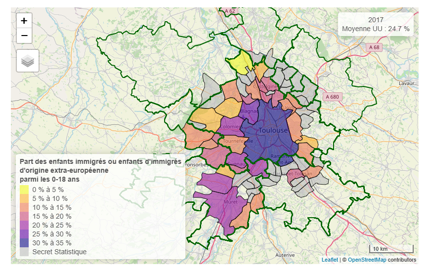 La jeunesse d’origine extra-européenne à Toulouse : une diversité enracinée et en expansion