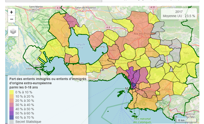 La jeunesse d’origine extra-européenne à Marseille : une réalité centrale et en expansion